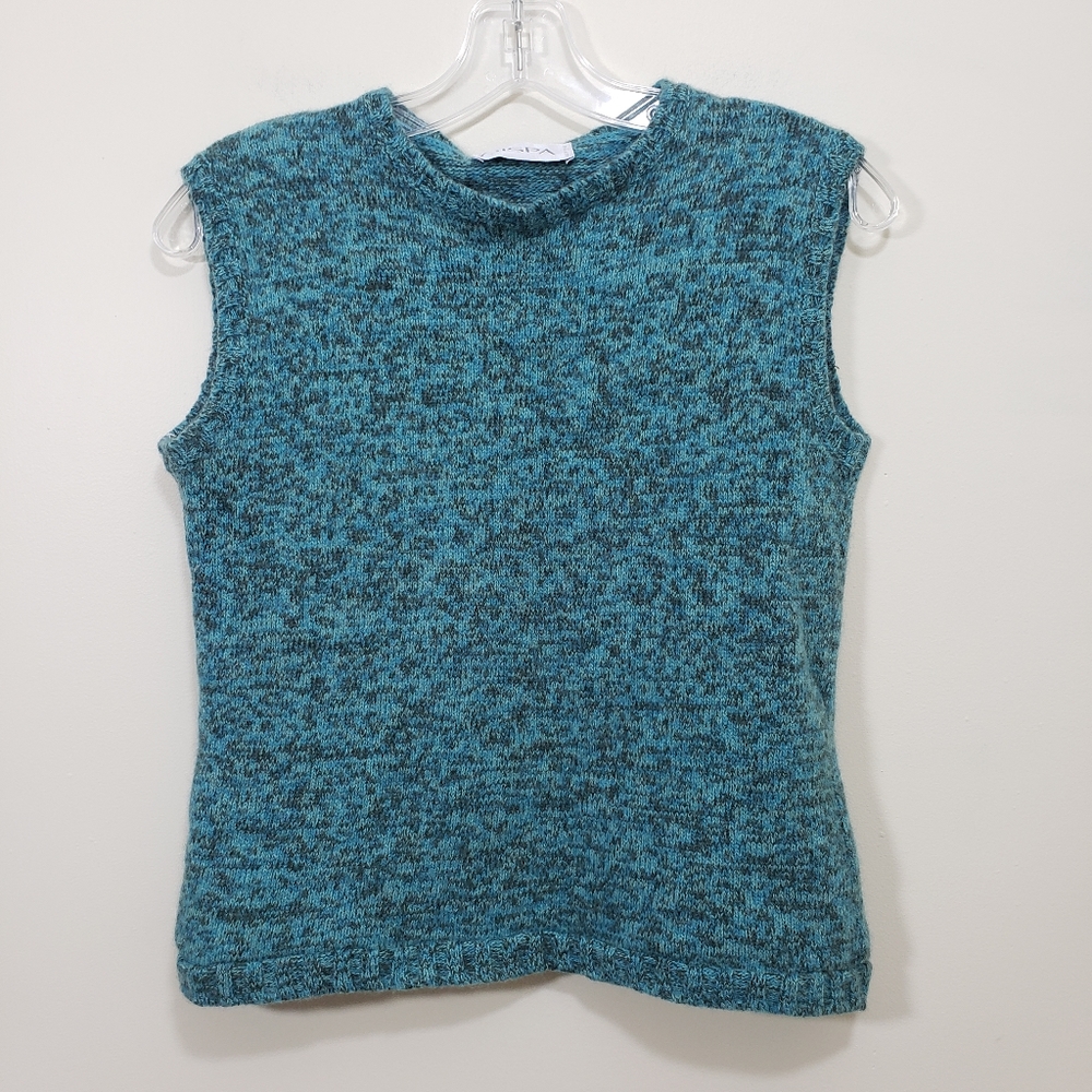 Gispa wool / angora‎ blend  sleeveless sweater
